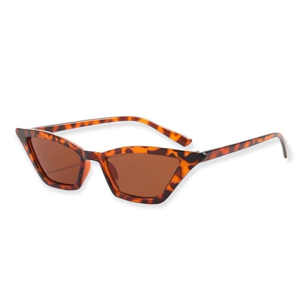 🆕Tortoiseshell Cat Eye Brown Tinted Lens Sunglasses